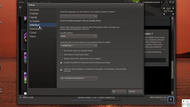 Как сменить язык в Steam - меняем язык в Стим