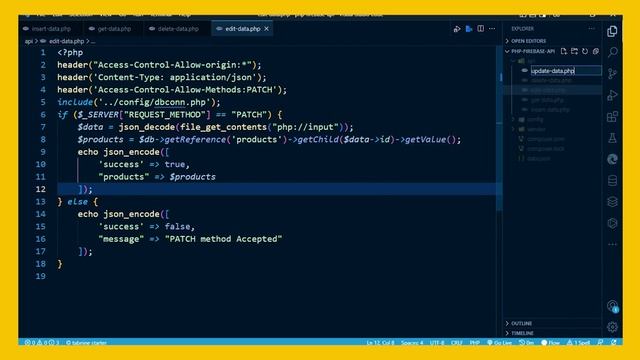 #3 edit and update data api | php and firebase crud смотреть онлайн