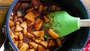 Печеные яблоки в тесте