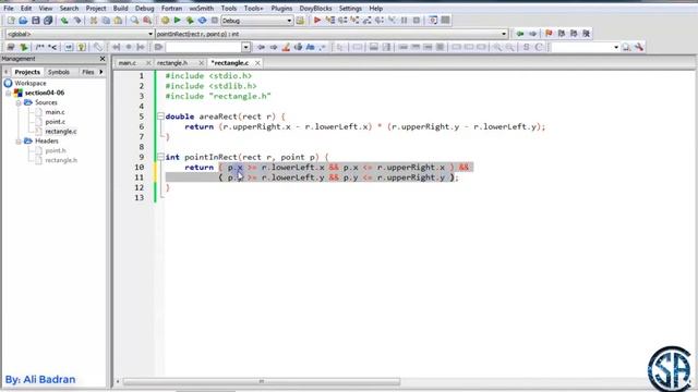 C Programming: Struct Rectangle || Must Watch - English