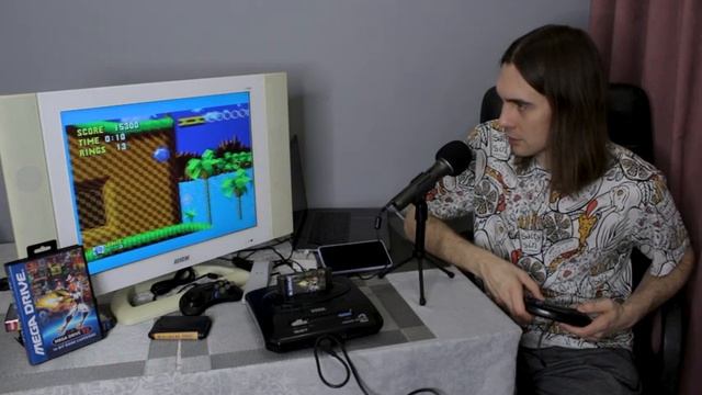 Китайский флеш картридж для Sega Mega Drive смотреть онлайн