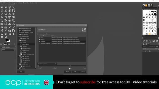 How to Change the Icon Size in GIMP - [ Make GIMP Icons Bigger ] смотреть онлайн