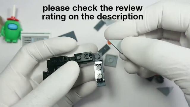 Fake Lego Green Player Among Us Impostor Control Room RENZAIMA Playsets