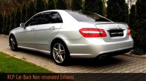 Mercedes-Benz W212 E500 | RCP Cat-Back Non-Resonated Exhaust