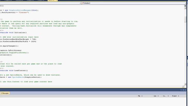 My first XNA Game Studio 4.0 game, update смотреть онлайн