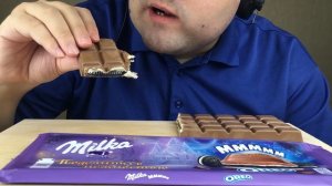 ASMR MILKA OREO CHOCOLATE (Crunchy Eating Sounds) Mukbang *NO TALKING*