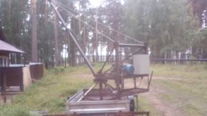 Электрический привод поворота стрелы крана. Своими руками.
