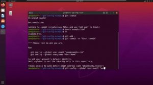 git config email example