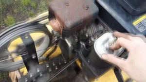 Мотоблок "Целина" проблемы с воздушным фильтром.