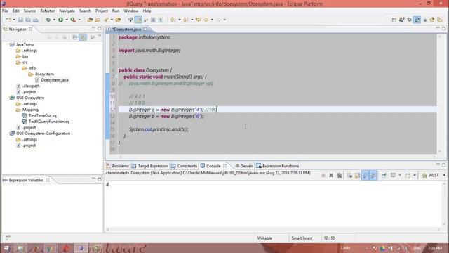 ตัวอย่างโค้ด และการใช้งาน java.math.BigInteger.and(BigInteger val) смотреть онлайн
