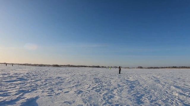 Водозабор, Степное озеро, Благовещенский район. Зимняя рыбалка в феврале. смотреть онлайн