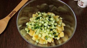 Салат из рыбных консервов с огурцом
