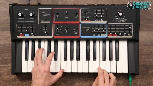 Moog Realistic Concertmate MG-1 Synthesizer смотреть онлайн
