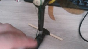 Вентилятор из мини электро двигателя