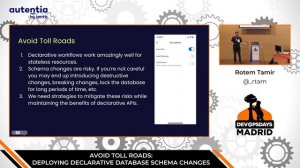 Avoid Toll Roads: Deploying Declarative Database Schema Changes - Rotem Tamir - DevOpsDays Madrid 2