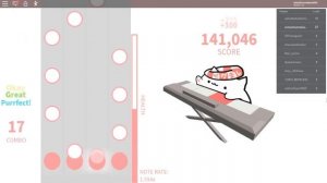 Playing Roblox Bongo Cat "Insane Endless Piano"