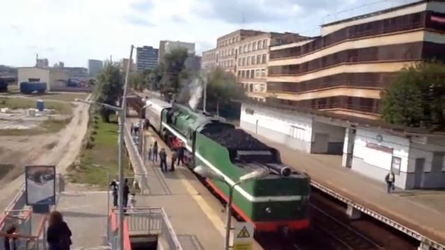 Воскресные покатушки на паровозе./ Weekend steam locomotive journey. смотреть онлайн