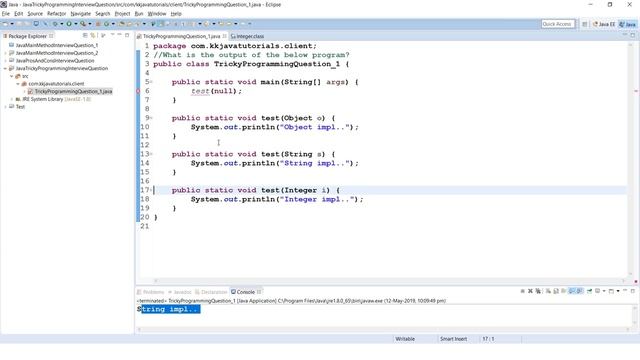 Java Tricky programming Interview Question and Answer[Most Important]