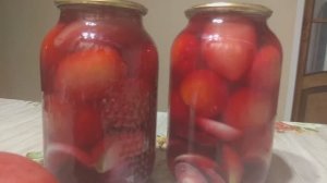 Вкуснейшие помидоры в розовом маринаде. Рецепт на зиму.
