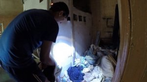 Первая уборка в "заброшенном" доме.