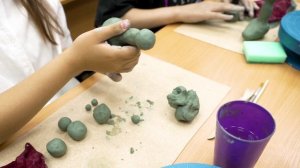 Открытый урок. Скульптура 1 класс. Преподаватель Царёва Инна Владимировна