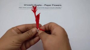 How to make Crepe Paper flowers Double Hibiscus (flower # 253)