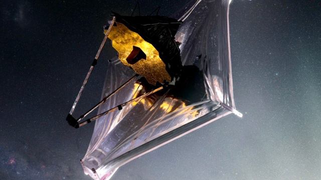 Телескоп Уэбба в космосе смотреть онлайн