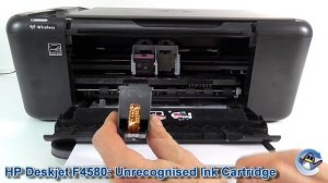 HP Deskjet F4580: Unrecognised HP 300/HP 300XL Ink Cartridge