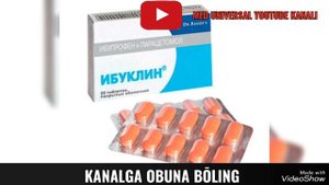 IBUKLIN TABLETKASI HAQIDA MA'LUMOT. ИБУКЛИН ТАБЛЕТКАСИ ХАҚИДА МАЬЛУМОТ. #ИБУКЛИН #IBUKLIN