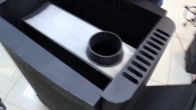 Печь для сауны в баню Костер Релакс 18 с большим стеклом смотреть онлайн