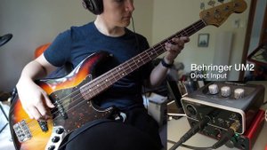 Focusrite Scarlett Solo (3rd Gen) vs Behringer U-Phoria UM2 | Guitar and Bass Examples