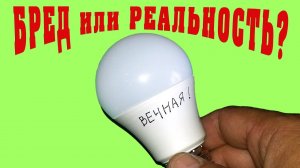 ВЕЧНАЯ СВЕТОДИОДНАЯ ЛАМПОЧКА | Бред, или реальность? Интересные факты!