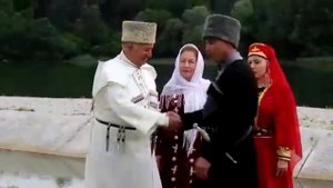 Кавказ, Кабардино-Балкария, дружная жизнь кабардинцев, балкарцев! Нац.культура: песни танцы, костюм