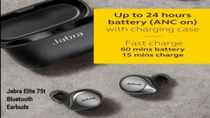 Jabra Elite 75t Bluetooth Earbuds