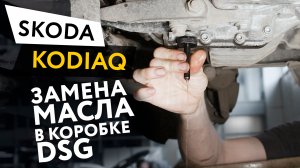 Замена масла и фильтра в роботизированной коробке передач DSG Skoda Kodiaq 1,4