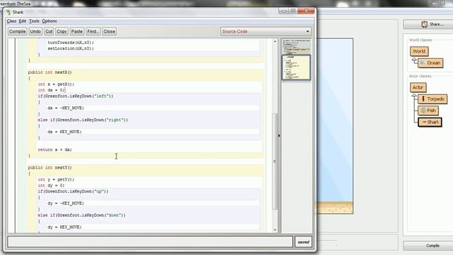 Mr Joyce - Computer Science - Greenfoor Shark Class (Ocean Scenario part 3) смотреть онлайн