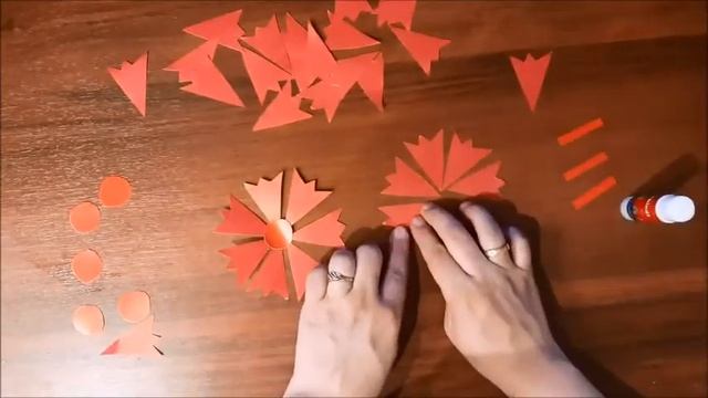 Открытка к 9 мая / поделка из бумаги / цветы / гвоздики смотреть онлайн