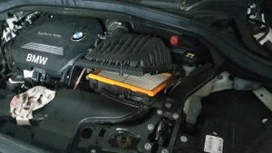 ЗАМЕНА ВОЗДУШНОГО ФИЛЬТРА BMW 216D 2015г.в