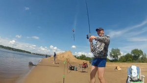 Фидерная рыбалка на Угличском водохранилище у Кашинского моста