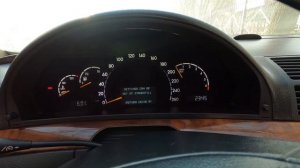 Выставляем время на щитке приборов и Command/ Mercedes W220/ Лиса/