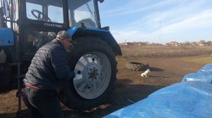 Новые шины на МТЗ 892