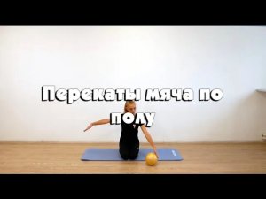 Перекаты мяча по полу