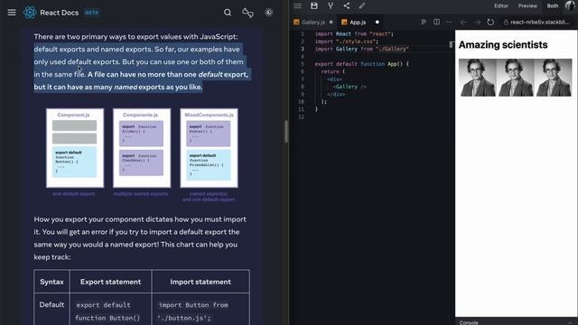 Learning React | Part - 2 Importing and Exporting React Components смотреть онлайн