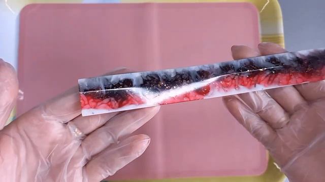 Мастер-класс по заливке эпоксидной смолой молда "Линейка". смотреть онлайн