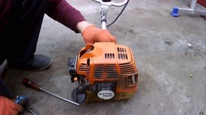 Мотокоса Stihl.Нет тяги.Детонация.Что это?