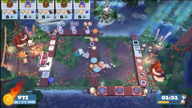 Overcooked 2 - Campfire Cook Off 1-4 :: 2 Players - Score: 2232 смотреть онлайн