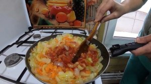 КРОЛИК ТУШЁНЫЙ С ОВОЩАМИ.