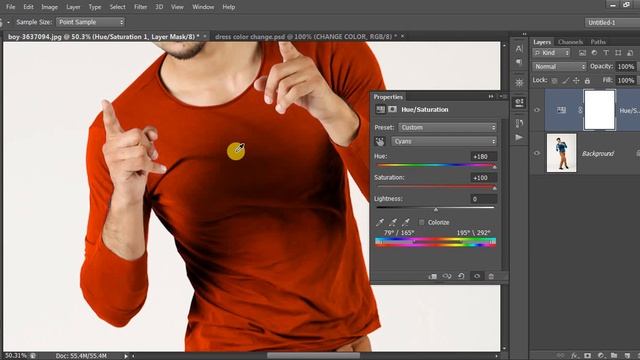 Change T-Shirt Color | How to Select and Change Colors in Photoshop Hindi | Replace color photoshop смотреть онлайн