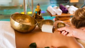 Поющие тибетские чаши Шум Океана Морской прибой полное погружение и расслабление Tibetan singing