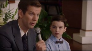 Детство Шелдона. Разговор Шелдона и пастора